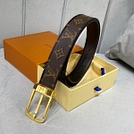 2021 3.4 cm Width Louis Vuitton Belts  # 234889