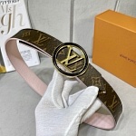 2021 3.4 cm Width Louis Vuitton Belts  # 234907