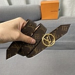 2021 3.4 cm Width Louis Vuitton Belts  # 234916
