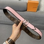 2021 3.4 cm Width Louis Vuitton Belts  # 234924, cheap LouisVuitton Belts