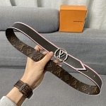 2021 3.4 cm Width Louis Vuitton Belts  # 234926, cheap LouisVuitton Belts