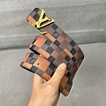 2021 4.0 cm Width Louis Vuitton Belts  # 235015, cheap LouisVuitton Belts