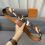 2021 4.0 cm Width Louis Vuitton Belts  # 235174, cheap LouisVuitton Belts