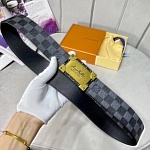 2021 4.0 cm Width Louis Vuitton Belts  # 235216, cheap LouisVuitton Belts
