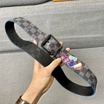 2021 4.0 cm Width Louis Vuitton Belts  # 235383, cheap LouisVuitton Belts