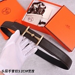 2021 Hermes 3.2 cm Width Belts  # 235481, cheap Hermes Belts