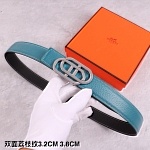 2021 Hermes 3.2 cm Width Belts  # 235496, cheap Hermes Belts