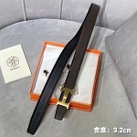 2021 Hermes 3.2 cm Width Belts  # 235560, cheap Hermes Belts