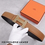 2021 Hermes 3.8 cm Width Belts  # 235596, cheap Hermes Belts