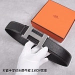 2021 Hermes 3.8 cm Width Belts  # 235597, cheap Hermes Belts