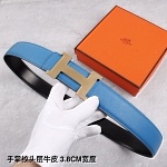 2021 Hermes 3.8 cm Width Belts  # 235607, cheap Hermes Belts