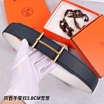 2021 Hermes 3.8 cm Width Belts  # 235687, cheap Hermes Belts