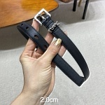 2021 YSL 2.0cm Width Belts  # 236247, cheap YSL Belts