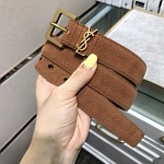 2021 YSL 3.0cm Width Belts  # 236253, cheap YSL Belts