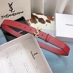 2021 YSL 3.0cm Width Belts  # 236261, cheap YSL Belts