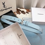 2021 YSL 3.0cm Width Belts  # 236265, cheap YSL Belts