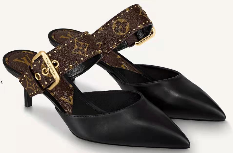 Louis Vuitton Flat Heel Sandals For Women # 237922