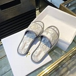 2021 Dior Real Leather Sole Slippers For Women # 237877, cheap Dior Slippers