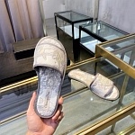 2021 Dior Real Leather Sole Slippers For Women # 237877, cheap Dior Slippers