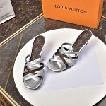 Louis Vuitton 6.5 cm Height High Heel Sandals For Women # 237906, cheap Louis Vuitton Sandal