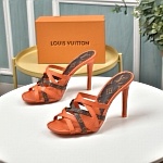 Louis Vuitton 10.0 cm Height High Heel Sandals For Women # 237908, cheap Louis Vuitton Sandal