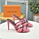Louis Vuitton 10.0 cm Height High Heel Sandals For Women # 237909, cheap Louis Vuitton Sandal