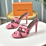 Louis Vuitton 10.0 cm Height High Heel Sandals For Women # 237909, cheap Louis Vuitton Sandal