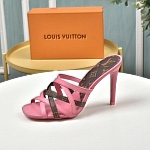 Louis Vuitton 10.0 cm Height High Heel Sandals For Women # 237909, cheap Louis Vuitton Sandal