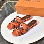 Louis Vuitton Flat Heel Sandals For Women # 237921