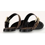Louis Vuitton Flat Heel Sandals For Women # 237922, cheap Louis Vuitton Sandal