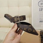 Louis Vuitton Flat Heel Sandals For Women # 237923, cheap Louis Vuitton Sandal