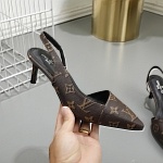 Louis Vuitton Flat Heel Sandals For Women # 237924, cheap Louis Vuitton Sandal