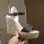 Louis VuittonWedge Heel Sandals For Women # 237971, cheap Louis Vuitton Sandal