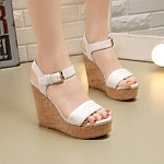 Louis Vuitton Wedge Heel Sandals For Women # 237973, cheap Louis Vuitton Sandal
