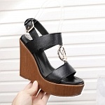 Louis Vuitton Wedge Heel Sandals For Women # 237976, cheap Louis Vuitton Sandal