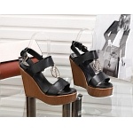 Louis Vuitton Wedge Heel Sandals For Women # 237976, cheap Louis Vuitton Sandal