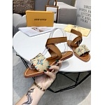2021 Louis Vuitton Sandals For Women # 241820, cheap Louis Vuitton Sandal