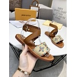 2021 Louis Vuitton Sandals For Women # 241820, cheap Louis Vuitton Sandal