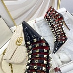 2021 Valentino Garavani Rockstud Caged sandals For Women # 242270, cheap Valentino Sandals
