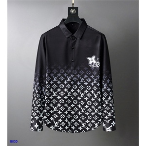 $36.00,Louis Vuitton Monogram Motif Long Sleeve Shirts For Men in 243358