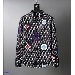 Louis Vuitton Monogram Motif Long Sleeve Shirts For Men in 243359