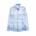 Louis Vuitton Long Sleeve Shirts For Men # 244570, cheap Louis Vuitton Shirts