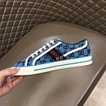 2021 Gucci Tennis Logo Embroidered Sneakers Unisex # 244943, cheap Low Top