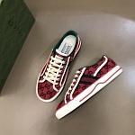 2021 Gucci Tennis Logo Embroidered Sneakers Unisex # 244945, cheap Low Top