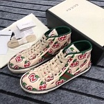 2021 Gucci GG Canvas High Top Sneakers Unisex # 244957, cheap High Top