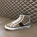 2021 Gucci GG Canvas High Top Sneakers Unisex # 244960, cheap High Top