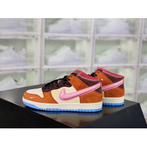 $99.00,Nike x Social StatusSB Dunk Mid Pro QS Chocolate Milk Unisex # 248871