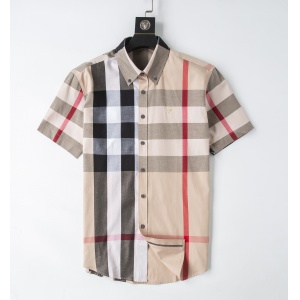 $32.00,Burberry Short Sleeve Buttons Up Shirt For Men # 249819