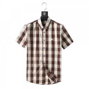 $32.00,Burberry Short Sleeve Buttons Up Shirt For Men # 249825