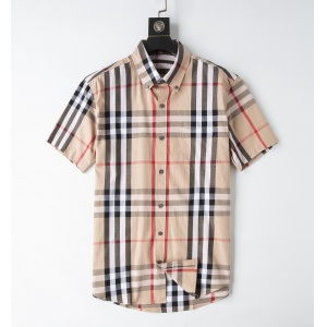 $32.00,Burberry Short Sleeve Buttons Up Shirt For Men # 249829